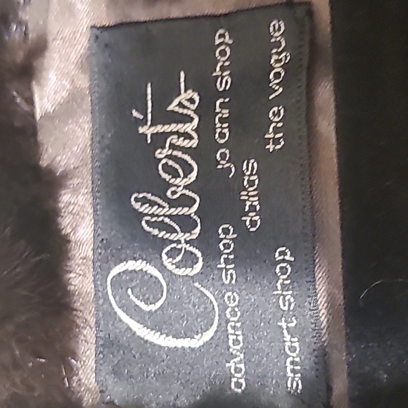 Mahogany Brown Mink Fur Coat - Picture 10 of 10